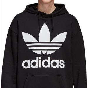 adidas Black and White Hoodie